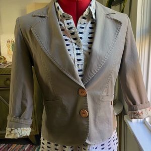 AYRES blazer, size small, floral lining, great quality